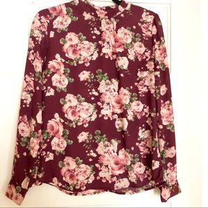 Forever 21 Floral Blouse